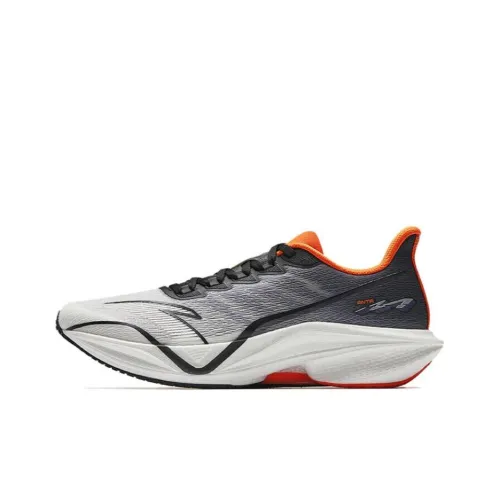 Anta Horsepower 5.0 Cushioning Rebound Support Low Top Training Running Shoes Men's White Black Purple