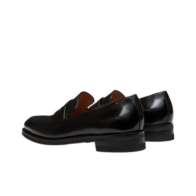 BALLY Scribe Un Penny Loafers Men's Black-3