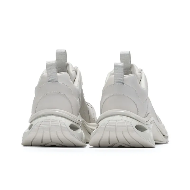 GG CC Flame Anti Slip Wear Resistant Low Top Casual Chunky Sneakers Women's Light Gray-2