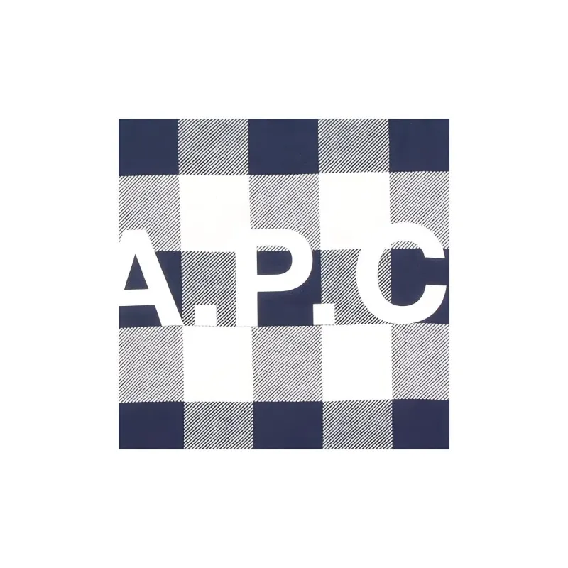 A.P.C Checked Tote Bag-4