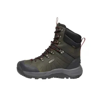 KEEN Abrasion Resistant Slip Resistant Knee High Outdoor Boots Men's Army Green