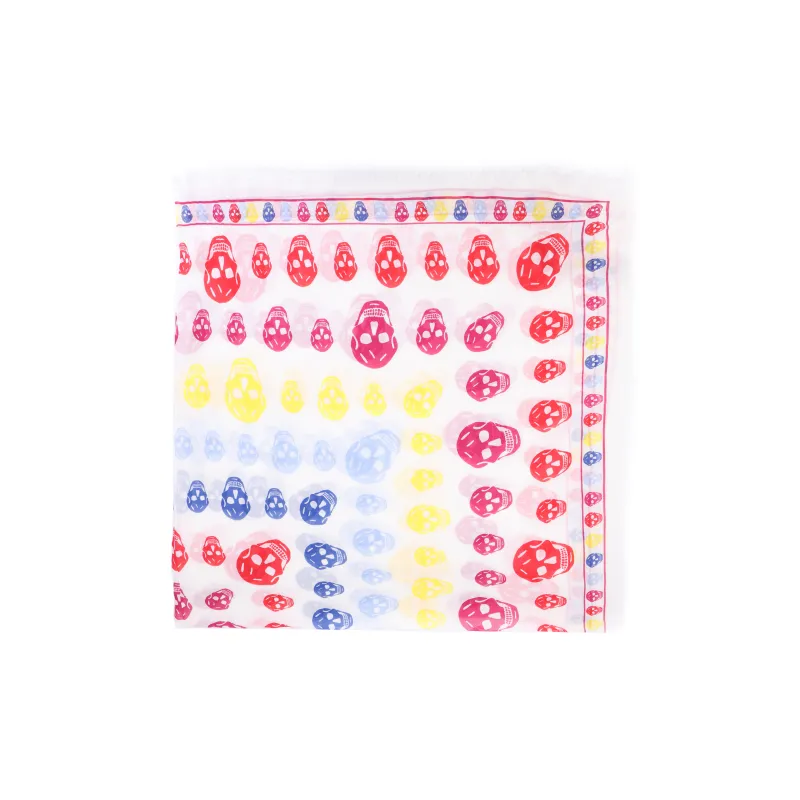 Alexander McQueen Skull print Wool Scarf-1