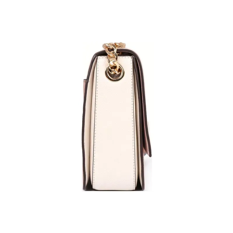 MICHAEL KORS Sylvia Leather Shoulder Bag Crossbody Bag Medium Size Women's Nude Pink-2