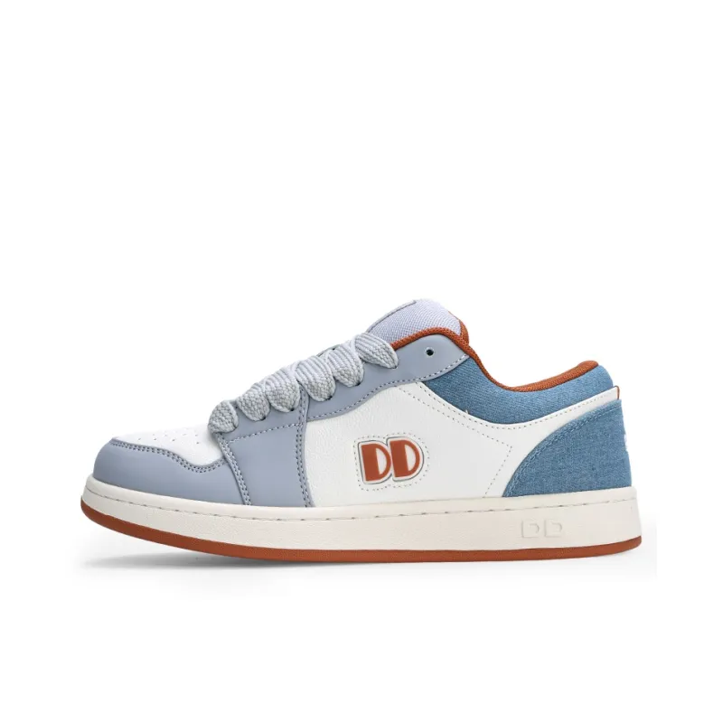 GLO BULL Skateboard Shoes Unisex Low Top Blue White-0