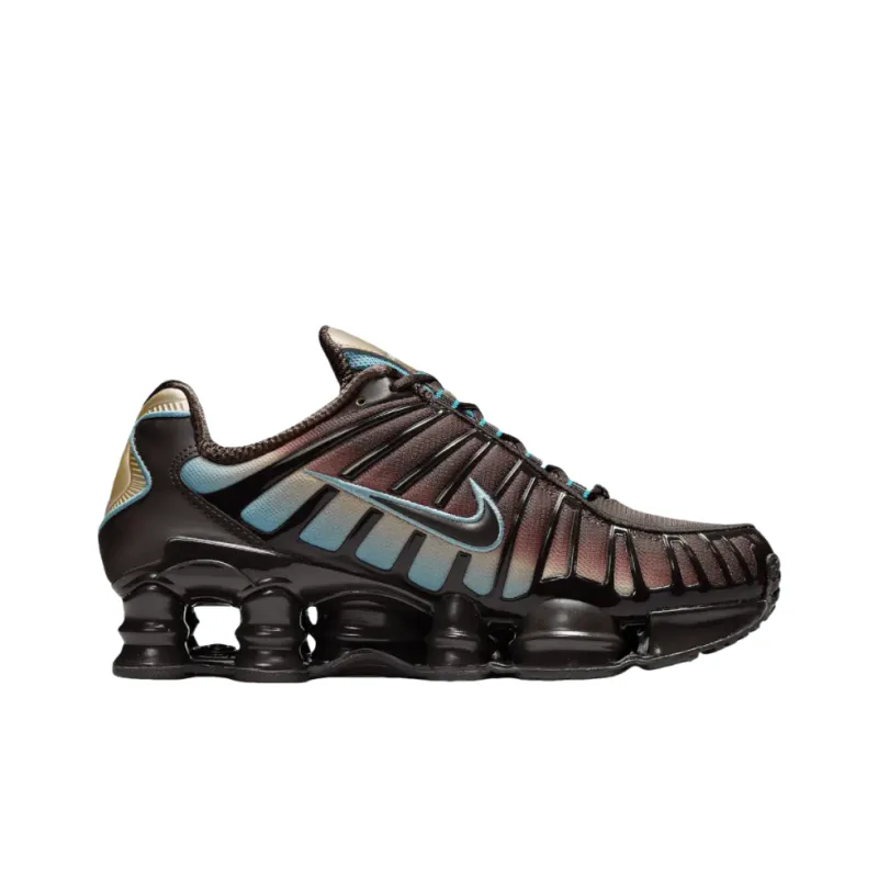 Nike Shox Tl Velvet Brown Denim Turquoise Women's-1