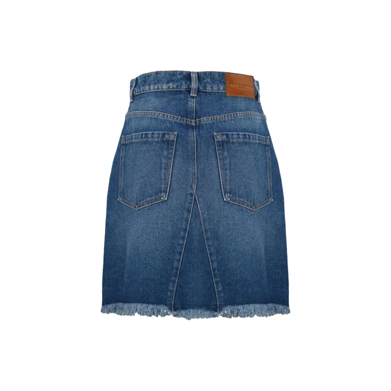 WEEKEND MaxMara Denim Short Skirts Women's Blue-1