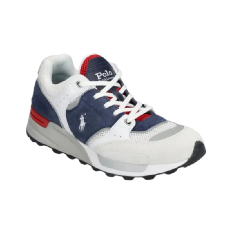 Polo Ralph Lauren Low Top Casual Shoes Men's Blue White-2