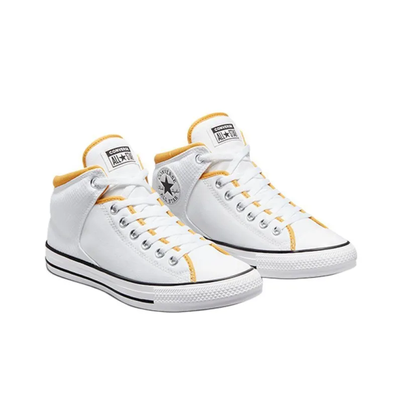 Converse Chuck Taylor All Star High Street Mid 'Retro Sport White Thriftshop Yellow Black'-2