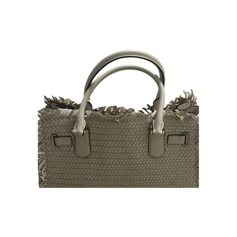 MICHAEL KORS Cow Leather Shoulder Bag Crossbody Bag Handbag Medium Size Women's White-4