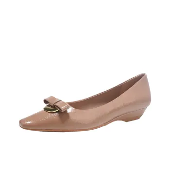 TADSW Casual Single Shoes Women's Nude Pink