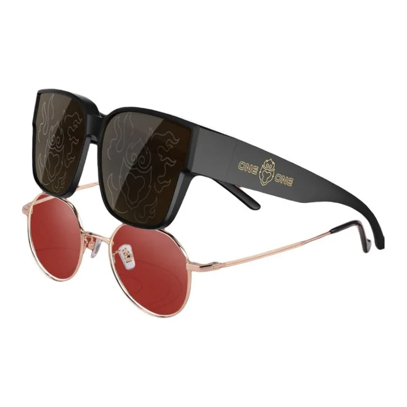 One One Irregular Shape Sunglasses Unisex-0