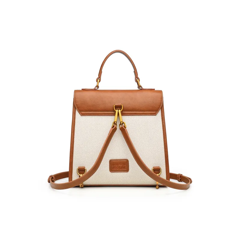 Disney Synthetic Leather Backpack Regular Women's Brown-1