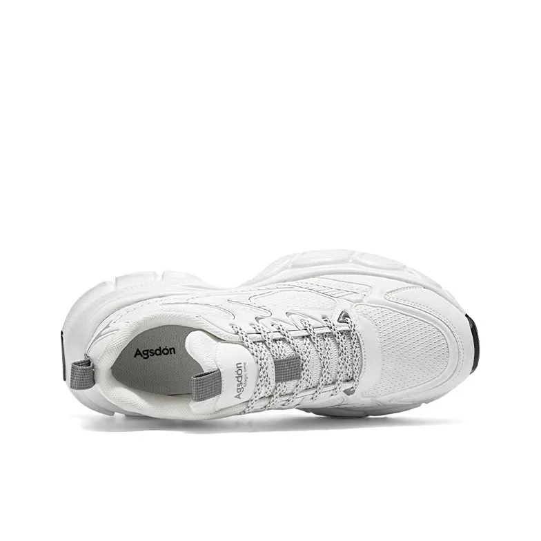 AGSDON Lightweight Height Increasing Thermal Low Top Chunky Sneakers Men's-29