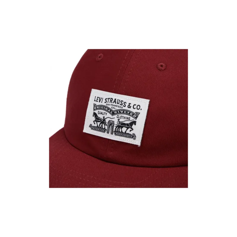 Levi's Cotton Baseball Caps Men's Red-2