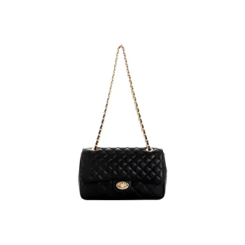 GUESS Artificial Leather Handbag Shoulder Bag Crossbody Bag Regular Women's Black