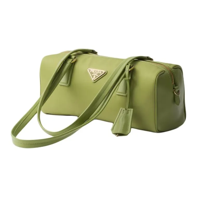 PRADA Re Nylon Recycled Polyamide Shoulder Bag Medium Size Women's Grass Green-1