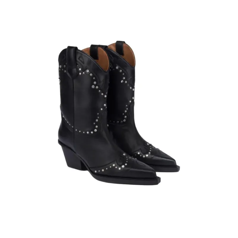 Paris Texas Janice Ankle Boots 6cm Women's Black-2