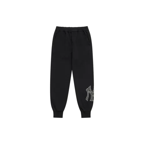 MLB Monogram Big Lux New York Yankees Casual Pants Unisex Black