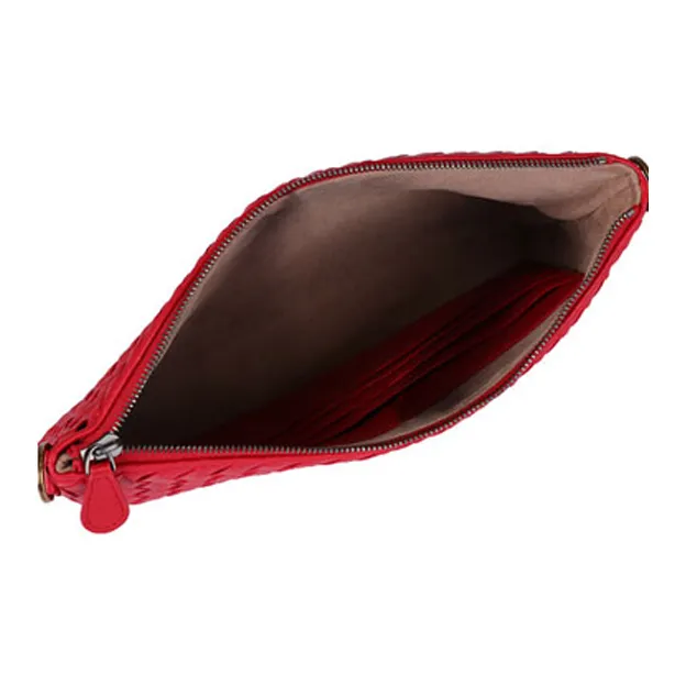 Bottega Veneta Sheepskin Chain Bag Crossbody Bag Shoulder Bag Women's Red-3