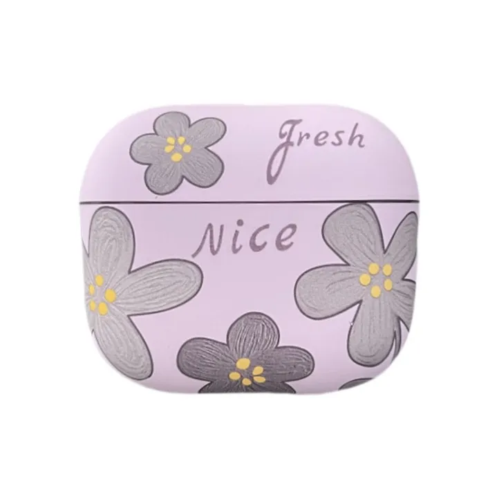 HUANBAOKE Compatibility AirPods 1/4/Pro 2 TPU Premium Exclusive Wireless Bluetooth Matte Artwork Case Headphone Cases-0