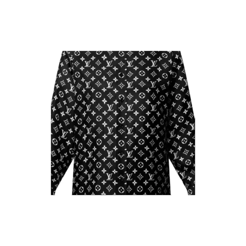 LOUIS VUITTON Monogram Silk Shirt-3