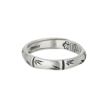 CHIC ZONE 999 Fine Silver Rings Women's
