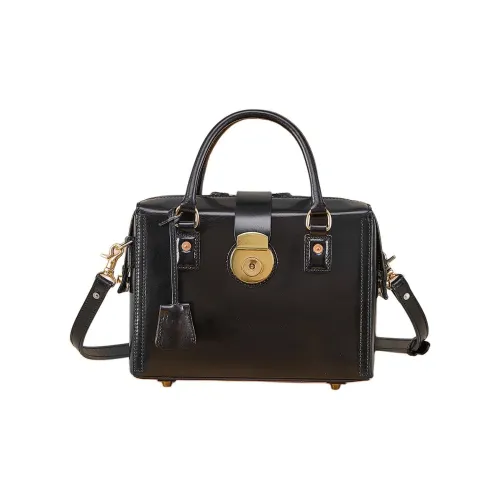 DIFENISE Top Grain Vegetable Tanned Cow Leather Shoulder Bag Crossbody Bag Handbag Regular Women's Black/Coffee/Brown