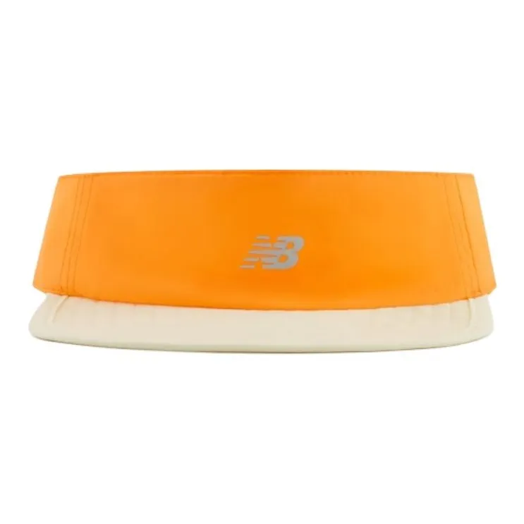 New Balance Polyamide Polyester Hats & Caps Unisex Black White Orange-4
