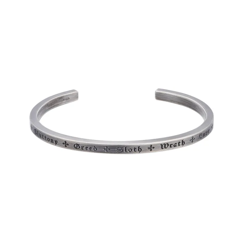 JANENG 925 Sterling Silver Bangles Unisex-0