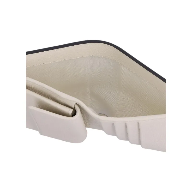 Valentino VLogo Signature Leather Wallet Women's Light Ivory-5