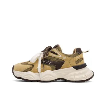 UNCLEWEN Nordicism Wear Resistant Breathable Height Increasing Low Top Chunky Sneakers Women's