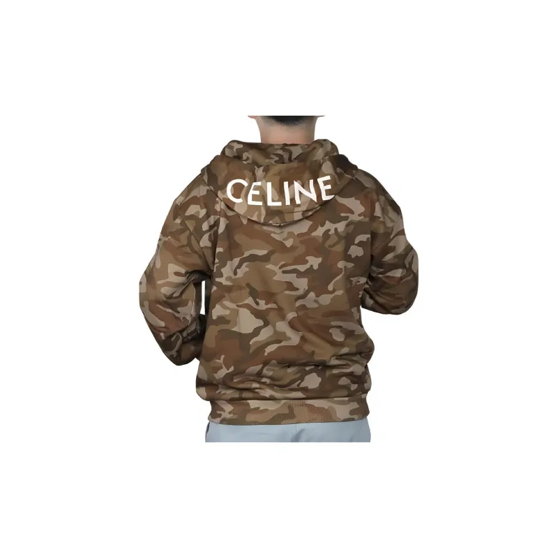 CELINE Zip Loose Hoodie-4