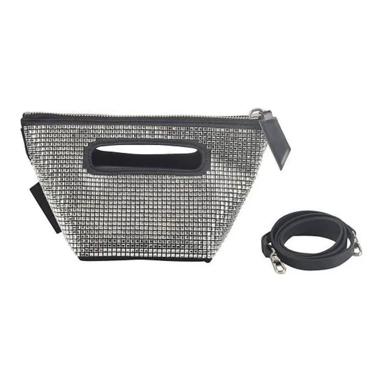 The Attico Crystal Shoulder Bag, Crossbody Bag, Handbag Women's Black-2