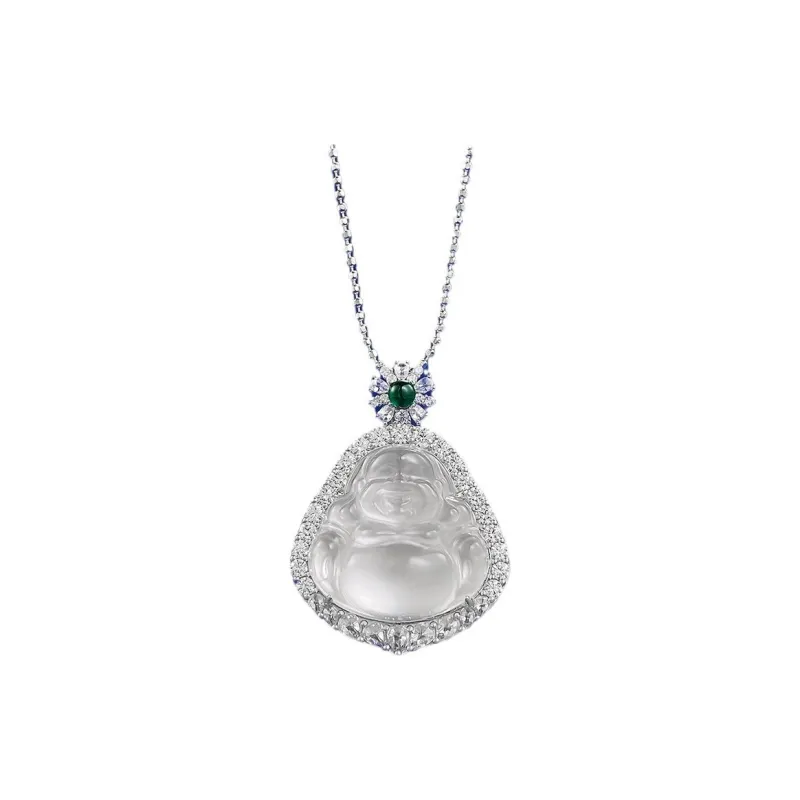 Xifeng Building Chalcedony Necklaces Women's-0