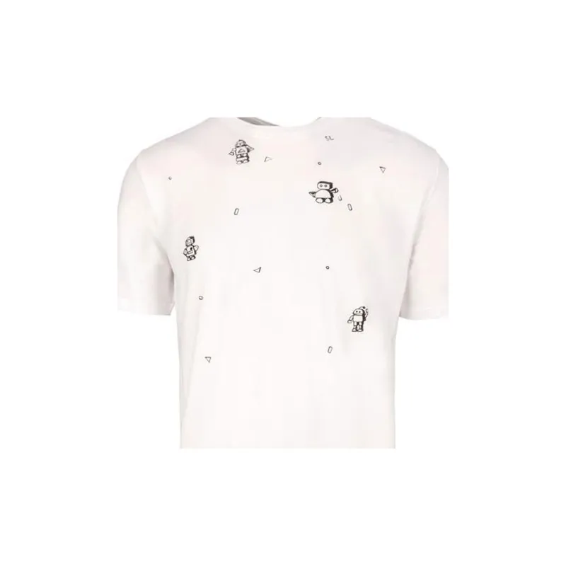 SAINT LAURENT T Shirts Men White-4