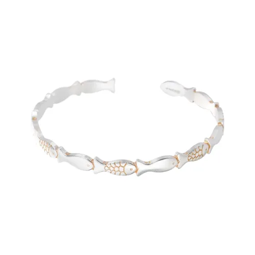CHIC ZONE S999 Fine Silver Bangles Women's