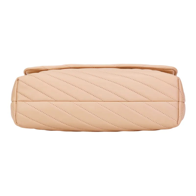 TORY BURCH Kira Sheepskin Small Square Bag Crossbody Bag Shoulder Bag Women's Light Sand-3
