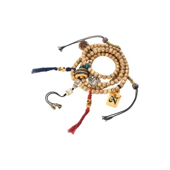 Murmur Star Moon Bodhi Seeds Bead Chain Unisex