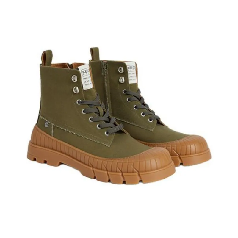 KENZO Ankle Boots Men's Army Green-1