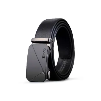 Red Bean Cow Split Leather Leather Belts Men's Width  3.5cm