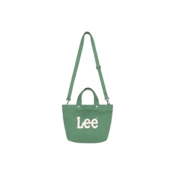 Lee Cotton Tote Bag, Shopping Bag, Shoulder Bag, Crossbody Bag, Handbag Mini Unisex Green