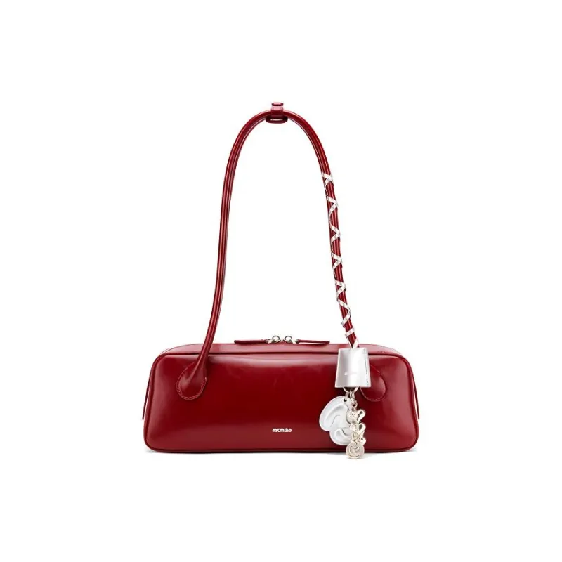 MCMIKO Cow Leather Shoulder Bag Regular Women's Party Red-0