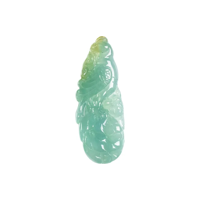 PUPAN Ice Glutinous Jadeite Pendants Unisex-0