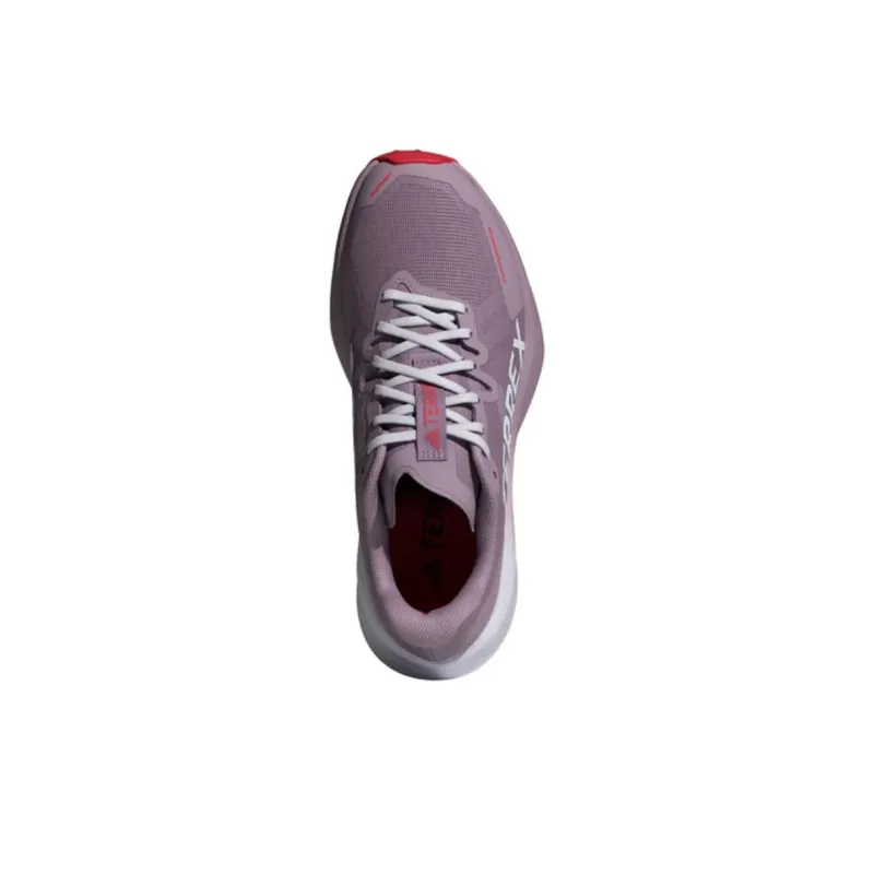 Adidas Terrex Agravic 3 Trail Preloved Fig Cloud White Pure Ruby Women's-2
