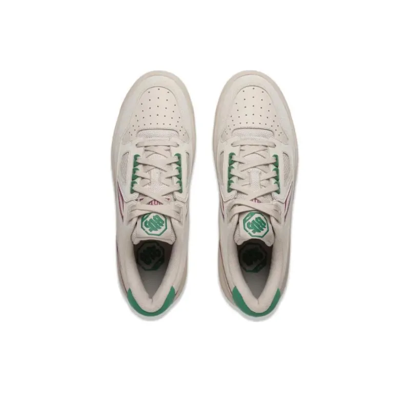 LiNing New Arrival Wear Resistant Slip Resistant Cushioning Low Top Basketball Shoes Unisex Beige Red Green-3