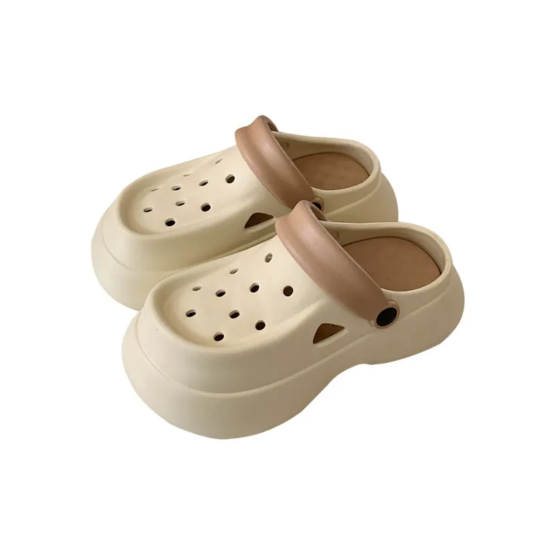 Thin Strips Slippers Women's, Black+White Base-20