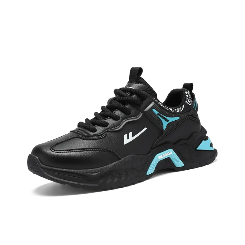Warrior Wear-Resistant Breathable Height Increasing Low-Top Chunky Sneakers Men's-9