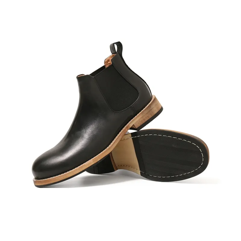Turns By Turns Short Chelsea Boots Men's-1