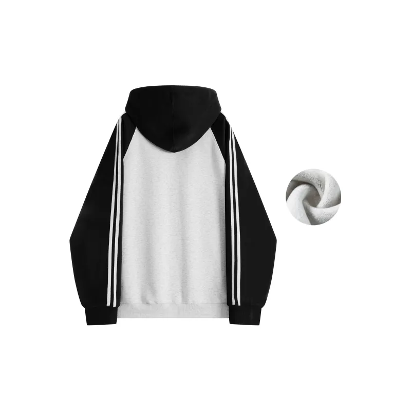 MIIOW Trend Party Series Sweatshirt Unisex Black White Gray Multicolor-17