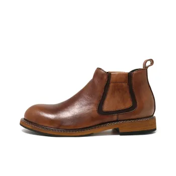 Turns By Turns Short Chelsea Boots Men's